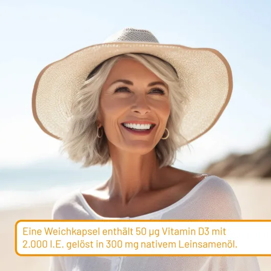 Vitamin D3 Köhler 2000 I.E 120 Kapseln