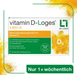 Vitamin D-Loges 5.600 I.E. 30 Kautabletten