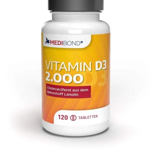 Vitamin D3 2.000 Medibond 120 Tabletten