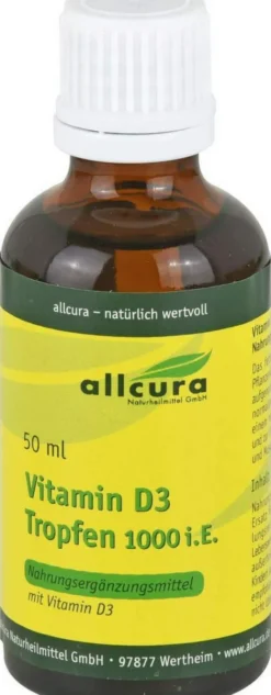 Vitamin D3 Tropfen 1000 I.E. 50 ml Tropfen