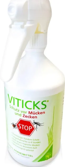 Viticks Schutz Vor Mücken und Zecken 500 ml Sprühflasche