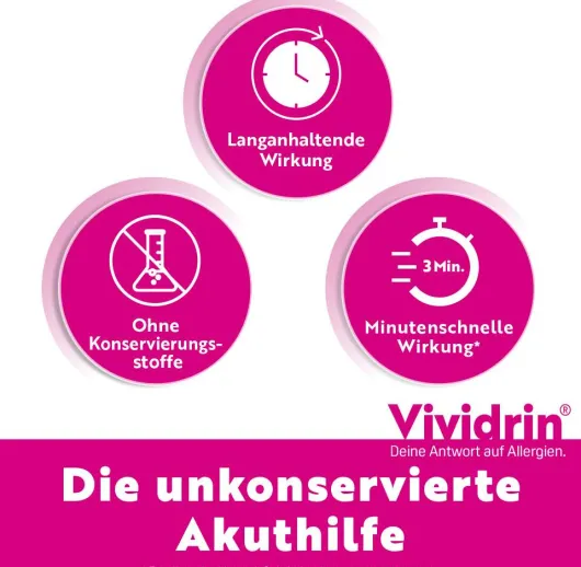 Vividrin Azelastin MDO 0,5 mg je ml Augentropfen 10 ml