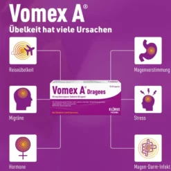 Vomex A Dragees 50 mg 10 überzogene Tabletten