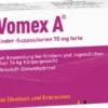 Vomex A Kinder-Suppositorien 70 mg Forte 10 Zäpfchen