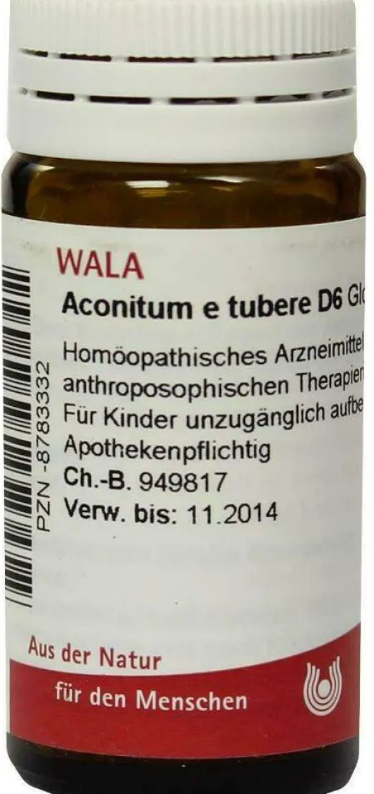 Wala Aconitum E Tubere D6 20 G Globuli