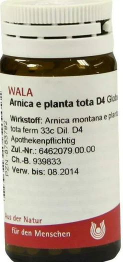 Wala Arnica E Planta Tota D4 20 G Globuli