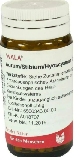 Wala Aurum Stibium Hyoscyamus 20 G Globuli