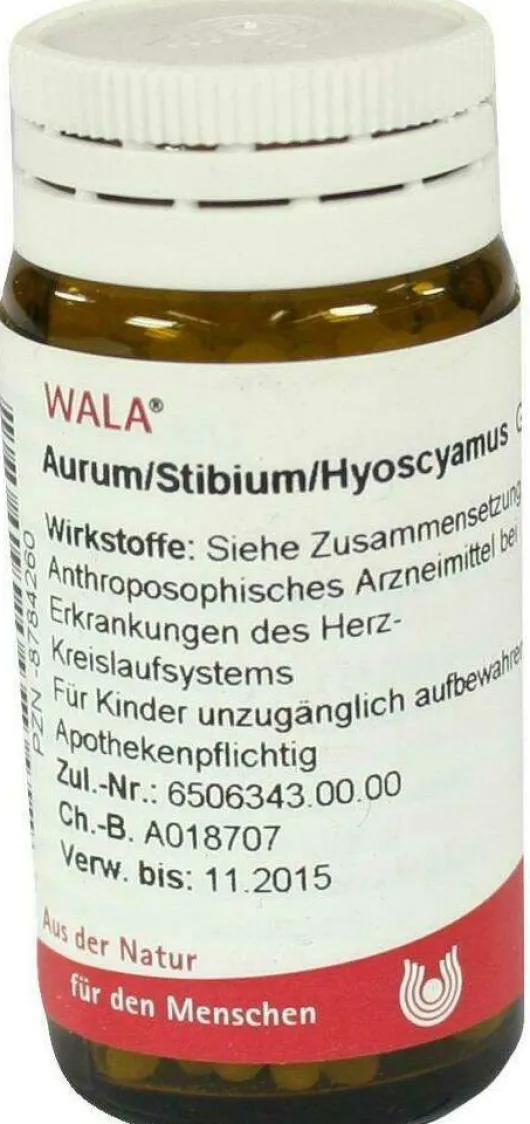 Wala Aurum Stibium Hyoscyamus 20 G Globuli