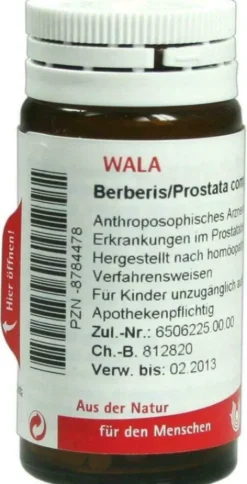 Wala Berberis Prostata Comp. 20 G Globuli