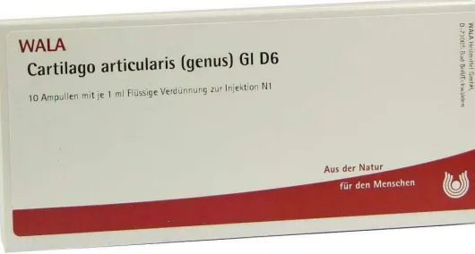 Wala Cartilago Artic. Genus Gl D6 10 X 1 ml Ampullen