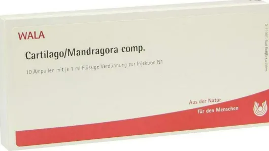 Wala Cartilago Mandragora Comp. 10 X 1 ml Ampullen