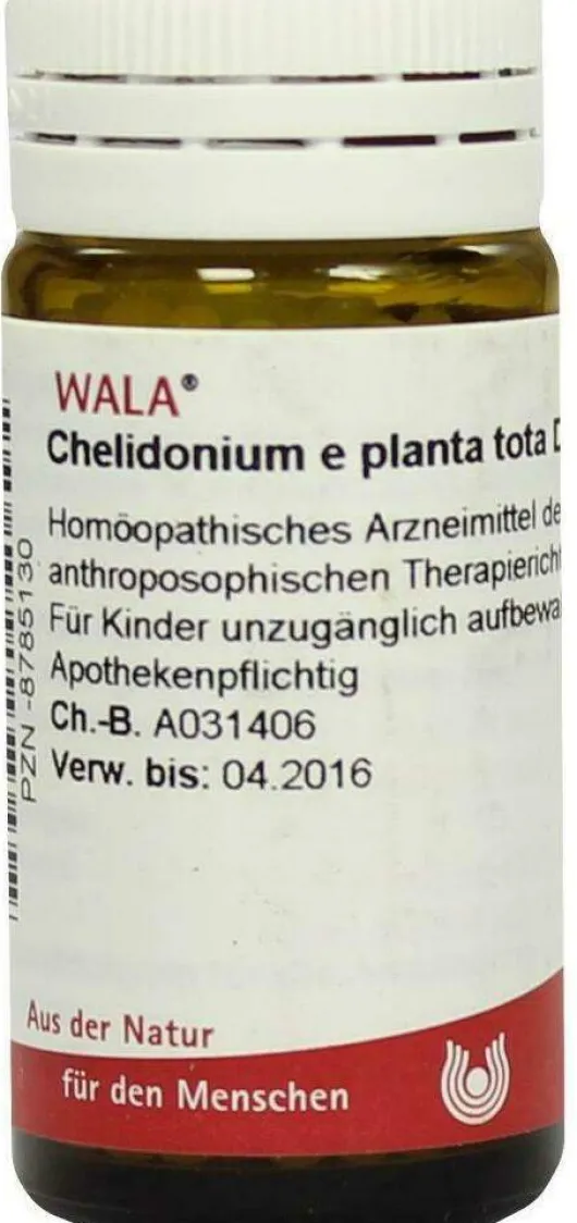 Wala Chelidonium E Planta Tota D6 20 G Globuli