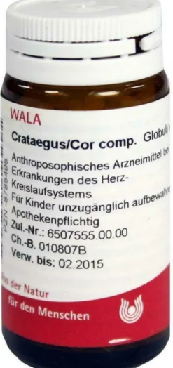 Wala Crataegus Cor Comp. 20 G Globuli