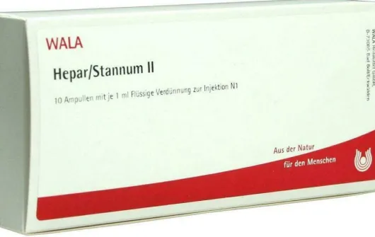 Wala Hepar Stannum II 10 X 1 ml Ampullen