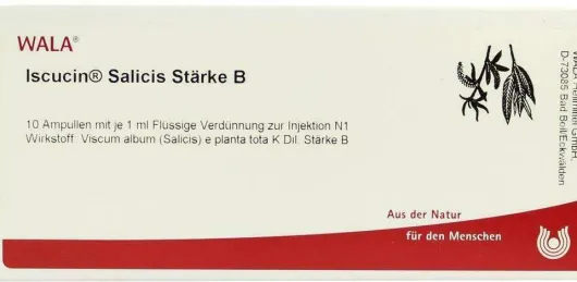 Wala Iscucin Salicis Stärke B 10 X 1 ml Ampullen