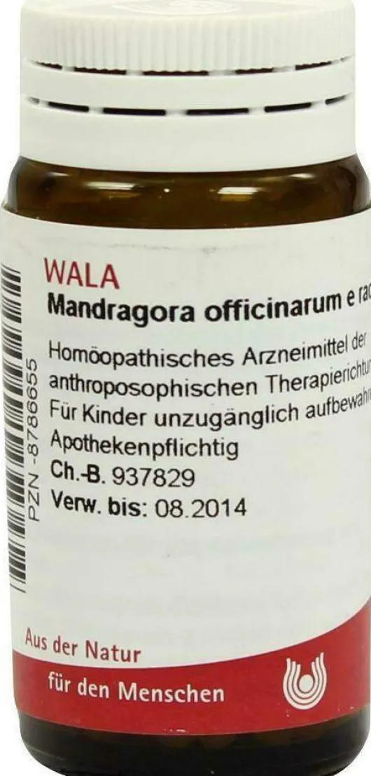 Wala Mandragora Officinarium E Radice D4 20 G Globuli