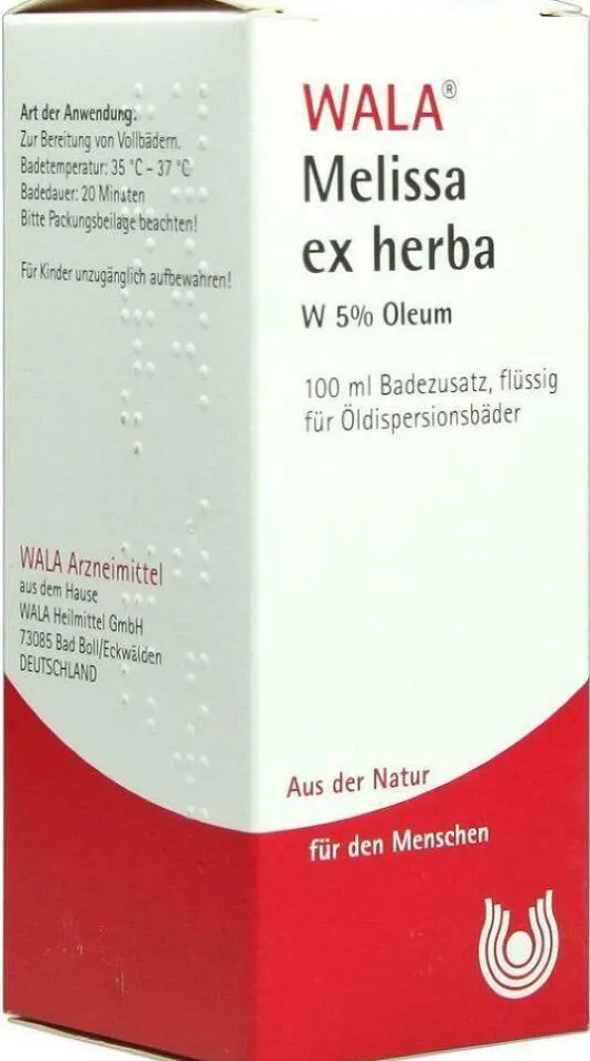 Wala Melissa Ex Herba W 5% Oleum 100 ml Öl