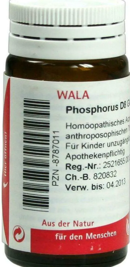 Wala Phosphorus D8 20 G Globuli