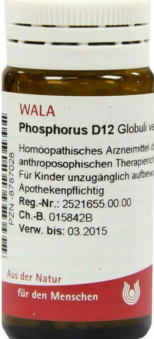 Wala Phosphorus D12 20 G Globuli