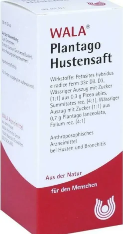 Wala Plantago Hustensaft 90 ml Sirup