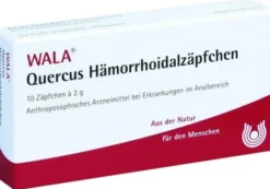 WALA Quercus Hämorrhoidalzäpfchen 10 x 2 g Suppositorien