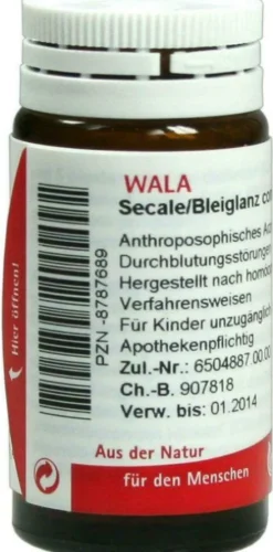 Wala Secale Bleiglanz Comp. 20 G Globuli