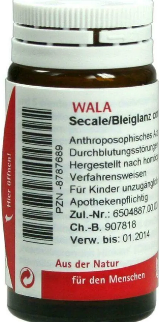 Wala Secale Bleiglanz Comp. 20 G Globuli
