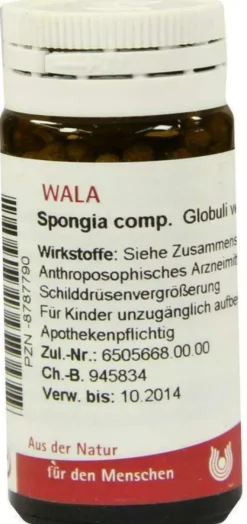 Wala Spongia Comp. 20 G Globuli