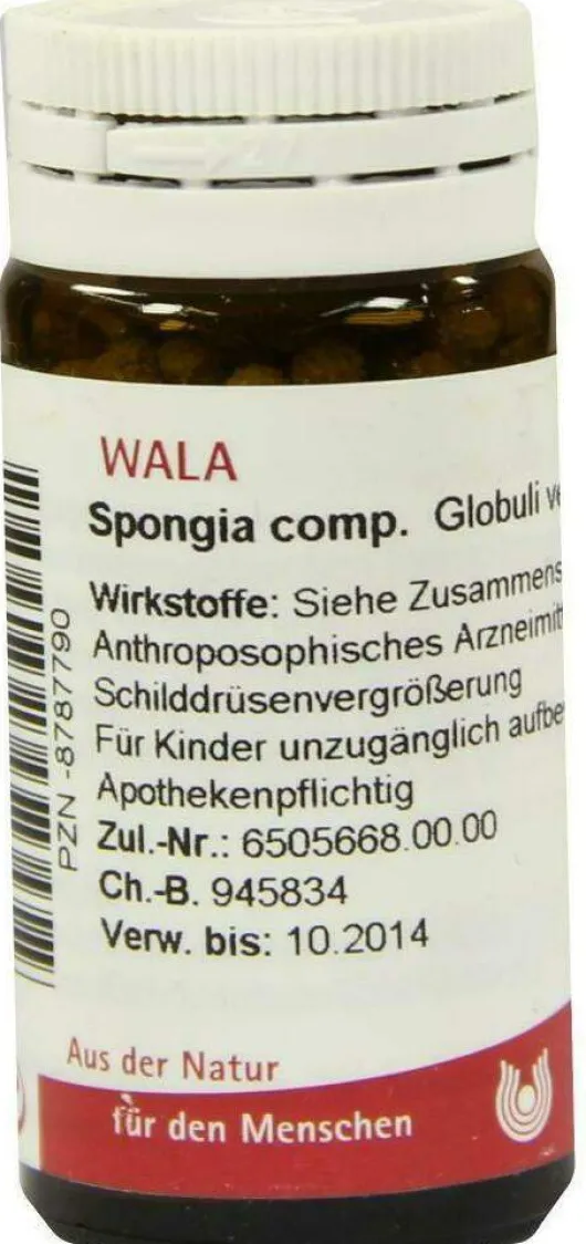 Wala Spongia Comp. 20 G Globuli