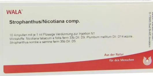 Wala Strophanthus Nicotian Comp. 10 X 1 ml Ampullen