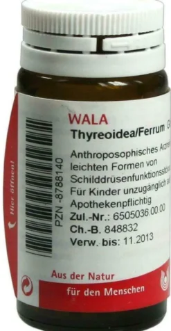Wala Thyreoidea Ferrum 20 G Globuli