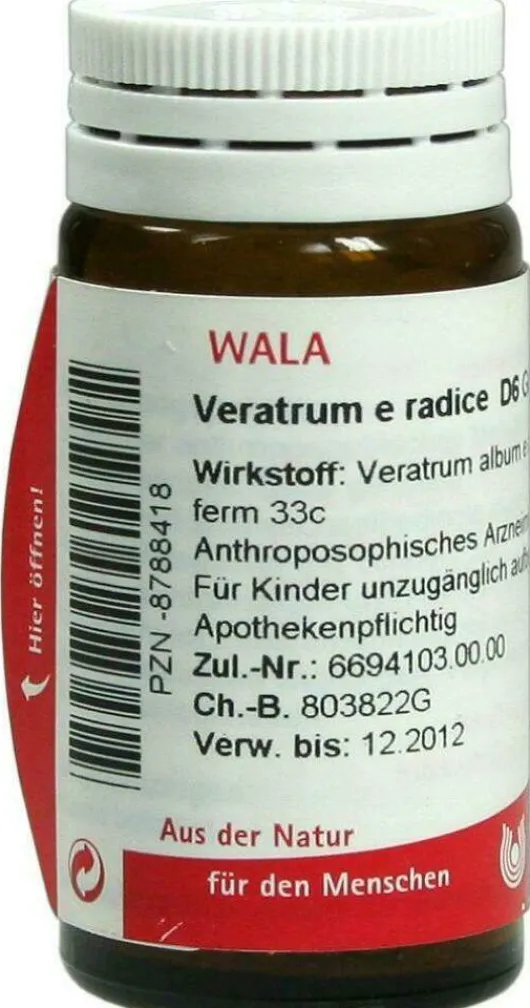 Wala Veraum E Radice D6 20 G Globuli