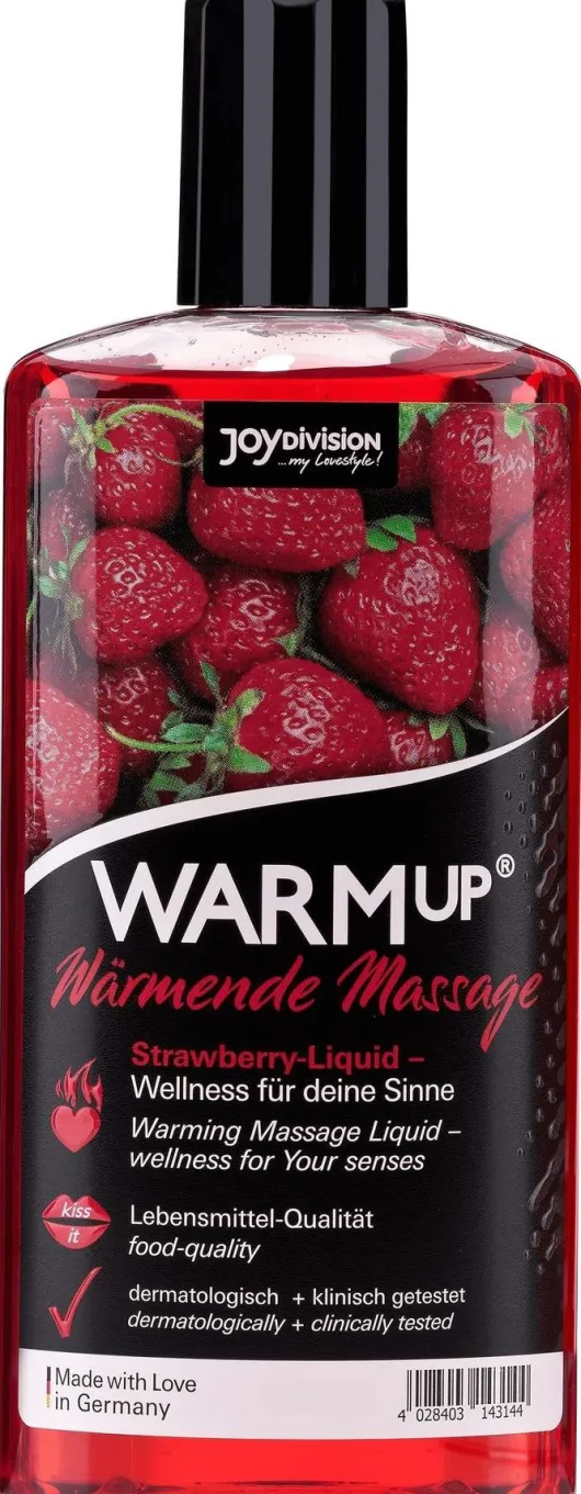 Warmup Massageliquid Mit Wärme-Effekt Erdbeere 150 ml