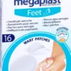 Warzenpflaster 2 Größen 1,2 cm + 1,9 cm Megapl 16 Stück