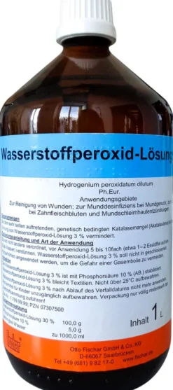 Wasserstoffperoxid Loesung 3% Ph. Eur. 1000 ml