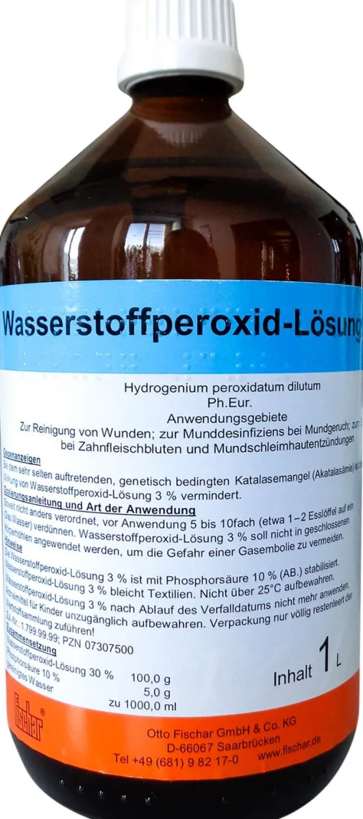Wasserstoffperoxid Loesung 3% Ph. Eur. 1000 ml