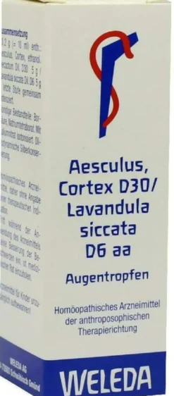 Weleda Aesculus, Cortex D30 Lavandula Siccata D6 Aa 10 Ml...