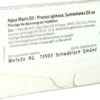 Weleda Aqua Maris D 3 Prunus Spinosa Summitates D5 Aa 8 Ampullen