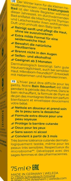 Weleda Calendula Erkältungszeit Bad