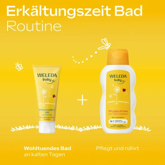 Weleda Calendula Erkältungszeit Bad