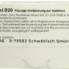 Weleda Cinis Tabaci D20 8 X 1 ml Ampullen