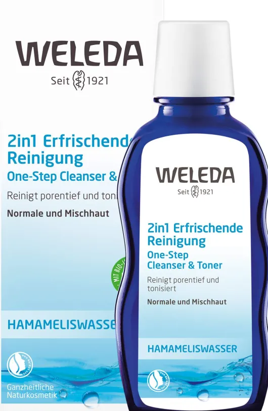 Weleda Erfrischende 2in1 Reinigung 100 ml Milch