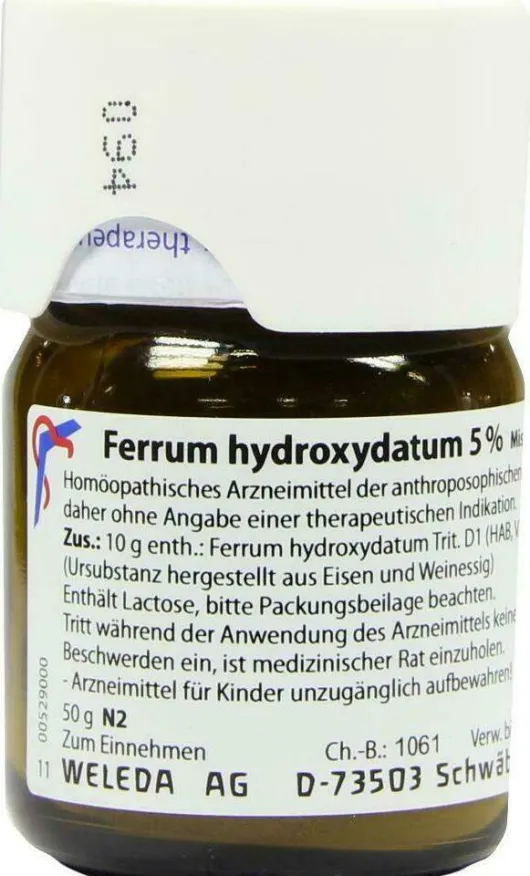 Weleda Ferrum Hydroxydatum 5% 50 G Trituration