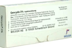 Weleda Gencydo 3% 8 Injektionslösung
