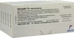 Weleda Gencydo 1% 48 X 1 ml Injektionslösung