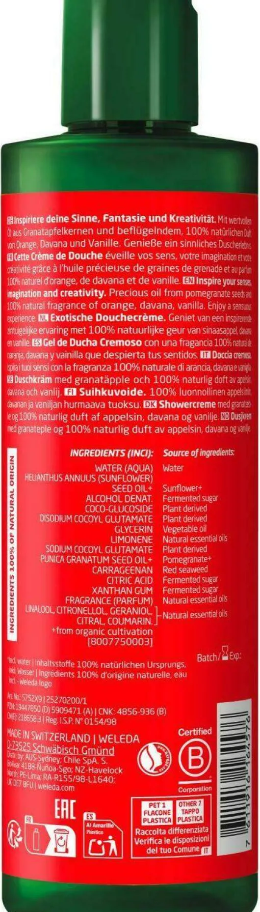 Weleda Inspire Cremedusche 400 ml