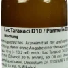 Weleda Lac Taraxaci D10 Parmelia D10 Aa 100 ml Dilution