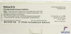 Weleda Retina Et Chorioidea D 10 8 X 1 ml Ampullen