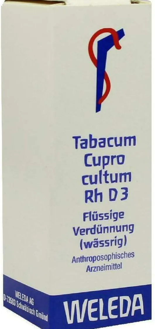 Weleda Tabacum Cupro Cultum Rh D3 20 ml Dilution