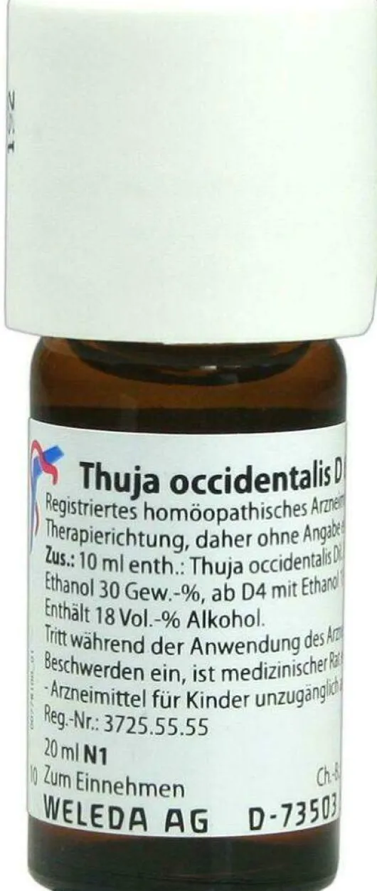 Weleda Thuja Occidentalis D6 Dilution 20 ml